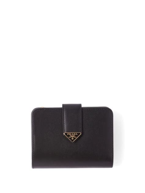 prada triangle wristlet|prada bifold wallets for women.